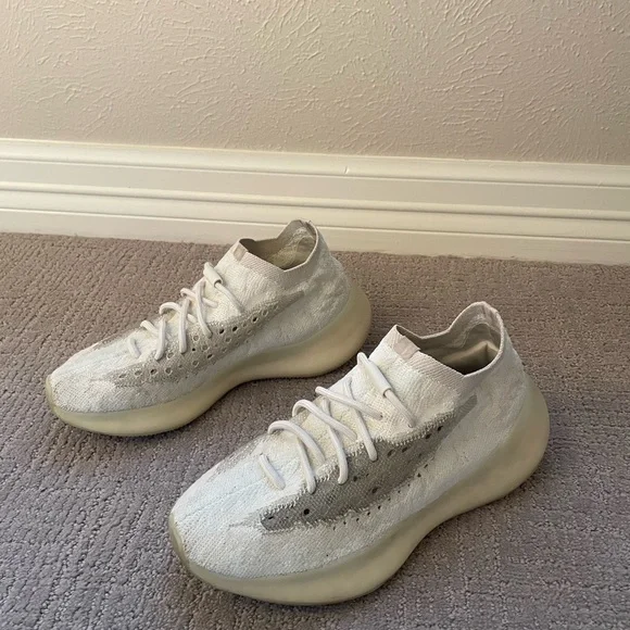 adidas gazelle silver green womens adidas Yeezy Boost 380 Calcite Glow main image 0